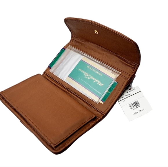 Fiocchi ~ Brown Shades of Leather Patchwork Wallet Super Soft. Made In Italy - Picture 3 of 6